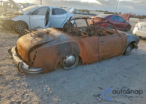 1973 Volkswagen Karmann from USA, damaged, VIN 1432806414